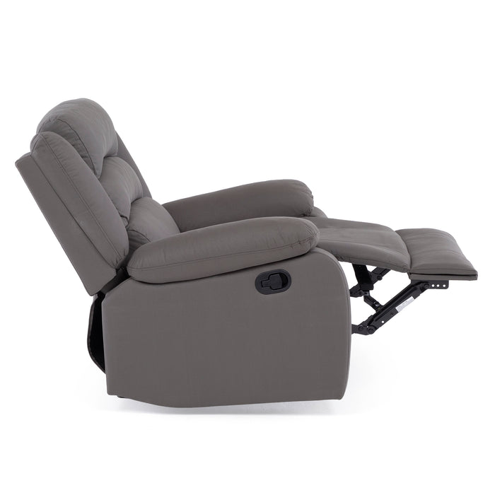 Berger 1 Cuerpo Reclinable Moderno Gris New Praga