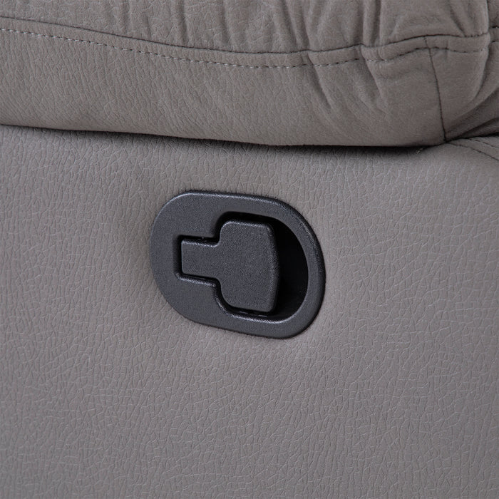 Berger 1 Cuerpo Reclinable Moderno Gris New Praga