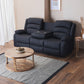Living Reclinable Eléctrico 1 Sofá 3 Cuerpos + 2 Bergers New Praga