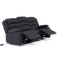 Living Reclinable Eléctrico 1 Sofá 3 Cuerpos + 2 Bergers New Praga