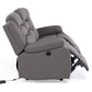Living Reclinable Eléctrico 1 Sofá 3 Cuerpos + 2 Bergers New Praga