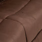 Sofá Seccional Marrón Claro - Moderno Para Living Arizona con Consola