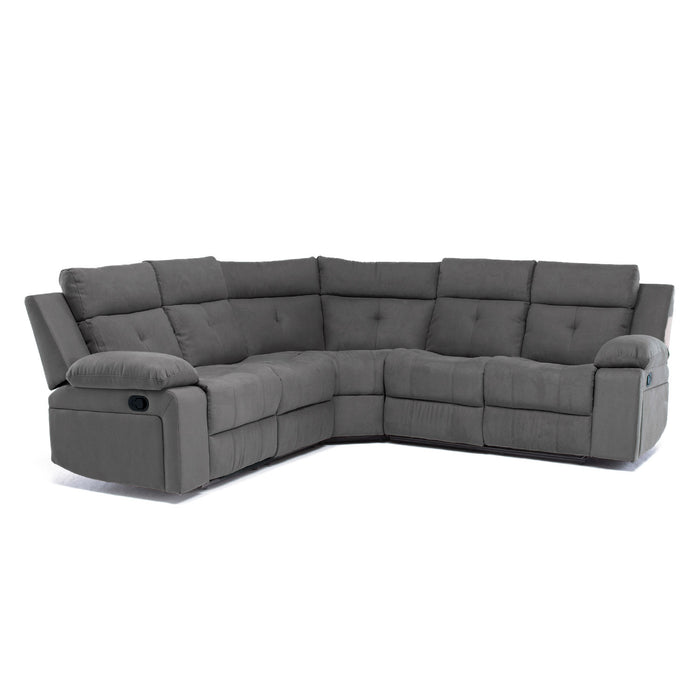 Sofá Seccional Reclinable Living Arizona Gris