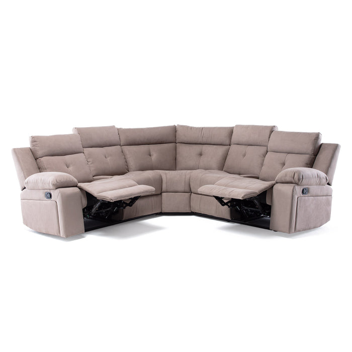 Sofá Seccional Reclinable Living Arizona Beige