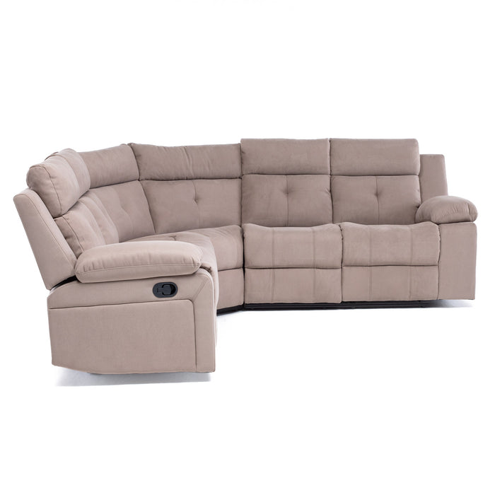 Sofá Seccional Reclinable Living Arizona Beige