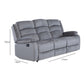 Living Sofá 3 Cuerpos+ Sofá 2 Cuerpos + Berger 1 Cuerpo Reclinables Moderno New Martell