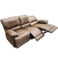 Living Reclinable 3 Cuerpos - Castle 1 Sofá 3 Cuerpos + 2 Bergers