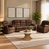 Living Reclinable 3 Cuerpos - Martell 1 Sofá 3 Cuerpos + 2 Bergers