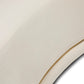 Sofá Curvo Beige Elegante Isidora 2 Cuerpos