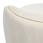 Sofá Curvo Beige Elegante Isidora 2 Cuerpos