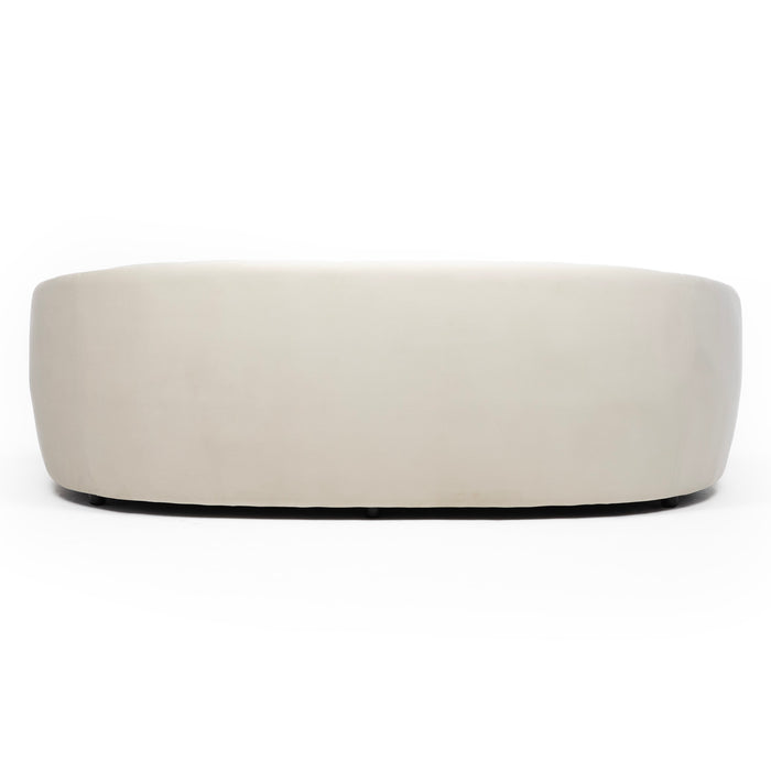 Sofá Moderno Elegante Isidora 3 Cuerpos Beige