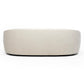 Sofá Moderno Elegante Isidora 3 Cuerpos Beige Curvo