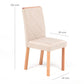 Juego de Comedor Elegante Madera Rectangular 6 Sillas Ariela
