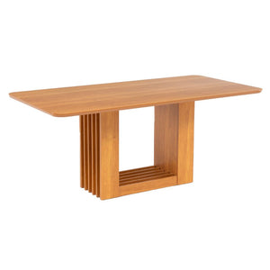 Juego de Comedor Elegante Madera Rectangular 8 Sillas Ariela