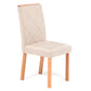 Juego de Comedor Elegante Madera Estela Rectangular 4 sillas