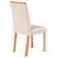 Juego de Comedor Elegante Madera Estela Rectangular 4 sillas
