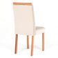 Juego de Comedor Elegante Madera Estela Rectangular 4 sillas