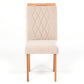 Juego de Comedor Elegante Madera Estela Rectangular 4 sillas