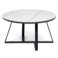 Mesa de Centro Circular Elegante Blanco Granada