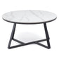 Mesa de Centro Circular Elegante Blanco Granada