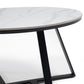 Mesa de Centro Circular Elegante Blanco Granada