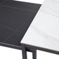 Mesa de Centro Rectangular Elegante Blanca Marbella