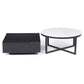 Mesa de Centro Elegante Blanca con Negro Murcia