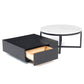 Mesa de Centro Elegante Blanca con Negro Murcia