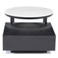 Mesa de Centro Elegante Blanca con Negro Murcia