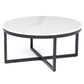 Mesa de Centro Elegante Blanca con Negro Murcia