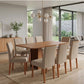 Juego de Comedor Elegante Madera Rectangular 8 Sillas Ariela