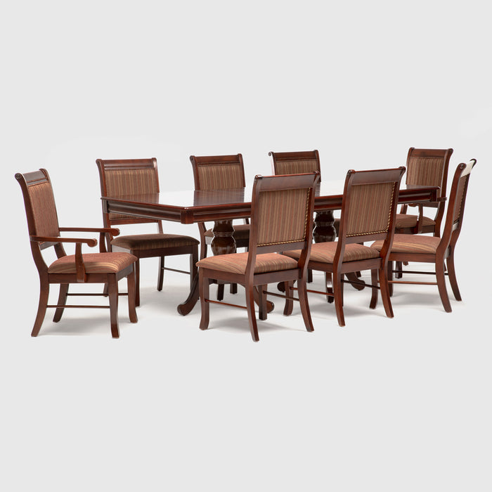 Comedor 6 sillas + 2 Sitiales Tradicional Ternara