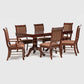 Mesa Comedor Tradicional + 4 Sillas y 2 Sitiales Ternara