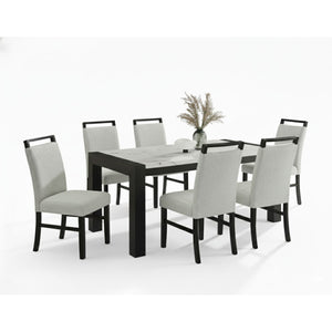 Juego de Comedor 6 Sillas Moderno Belice Blanco