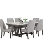 Juego de Comedor 6 Sillas Moderno Rodeus Mármol