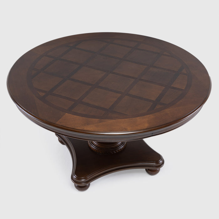 Mesa de Comedor Circular 4 Sillas - Tradicional Delclair