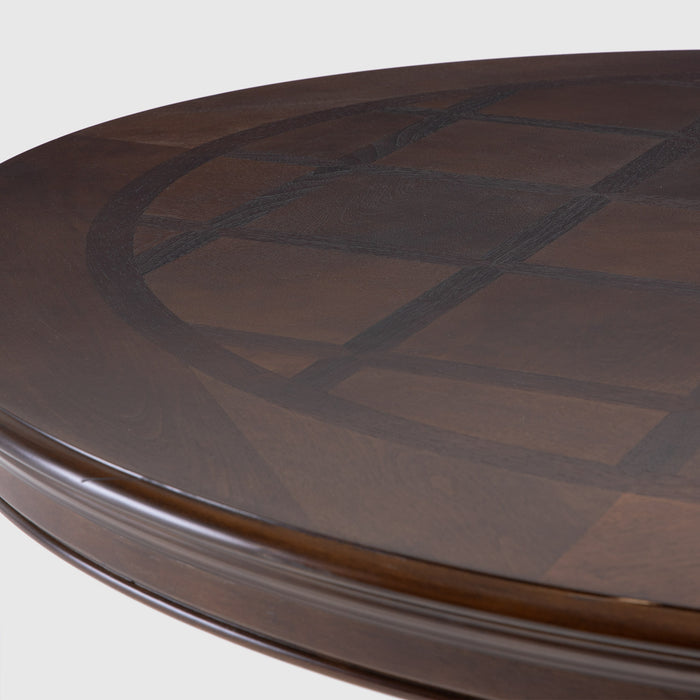 Mesa de Comedor Circular 4 Sillas - Tradicional Delclair