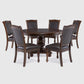 Mesa de Comedor Circular 6 Sillas - Tradicional Delclair