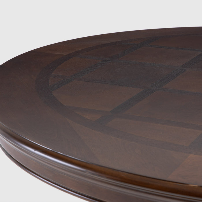 Mesa de Comedor Circular 6 Sillas - Tradicional Delclair