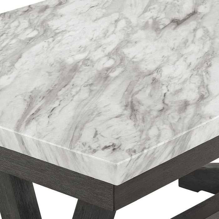 Juego de Comedor 6 Sillas Moderno Rodeus Mármol