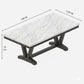 Juego de Comedor 6 Sillas Moderno Rodeus Mármol