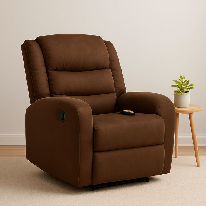 Berger Masajeador Reclinable Café con Control Remoto