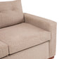Sofá 2 Cuerpos Elegante Beige Galena