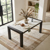 Mesa de Comedor Moderna Belice Blanco