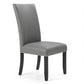 Sillas de Comedor Elegante Moon Gris Pack 2 Unidades