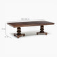 Mesa de Comedor 6 Sillas + 2 Sitiales - Tradicional Delclair