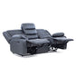 Living Reclinable 3 Cuerpos - Roma  1 Sofá 3 Cuerpos + 2 Bergers