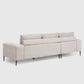 Sofá Seccional Izquierdo Moderno Beige Castelo