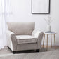 Living 3 Cuerpos - New Charlotte Beige 1 Sofá 3 Cuerpos + 2 Bergers