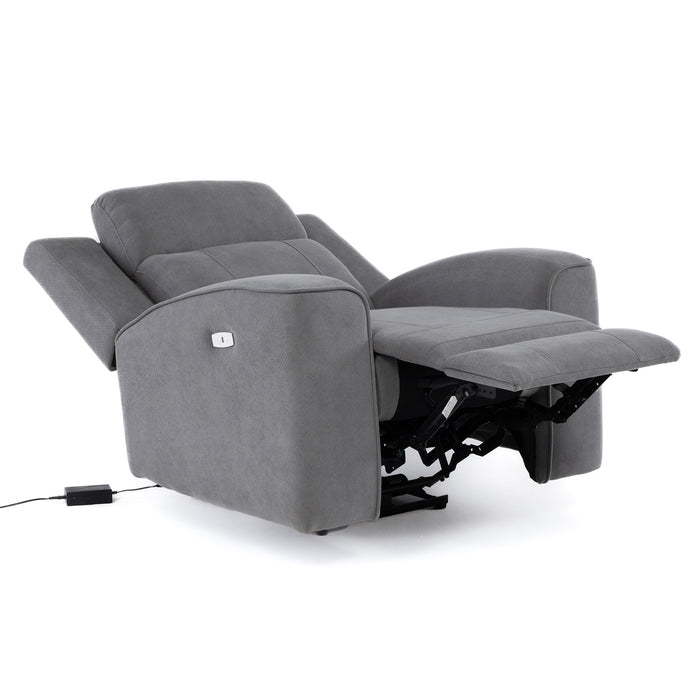Berger 1 Cuerpo Reclinable Eléctrico Moderno Gris Montana